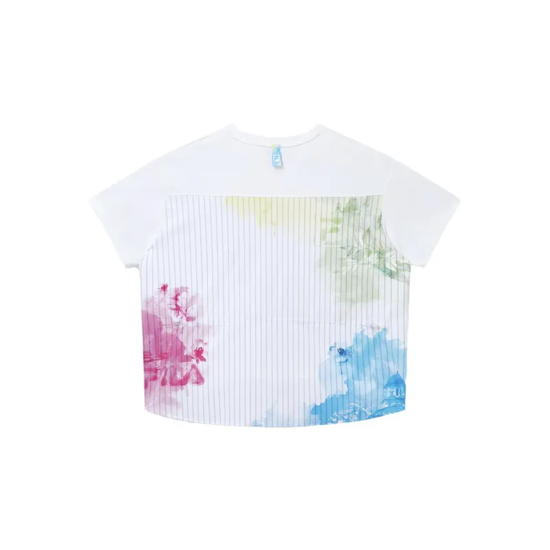 FILA Crop Tops Women's Standard White-1