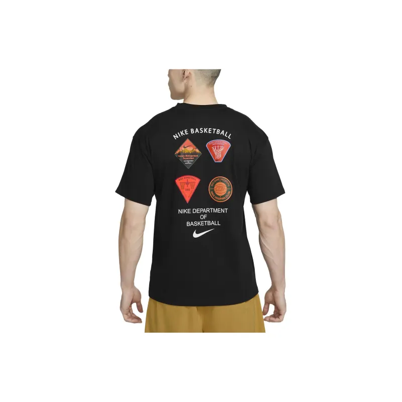 Nike T Shirts Men Black-1
