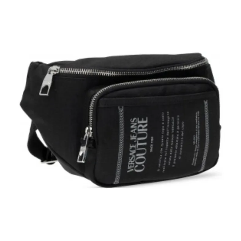 VERSACE JEANS COUTURE Polyamide Sling Bag Men's Black-1