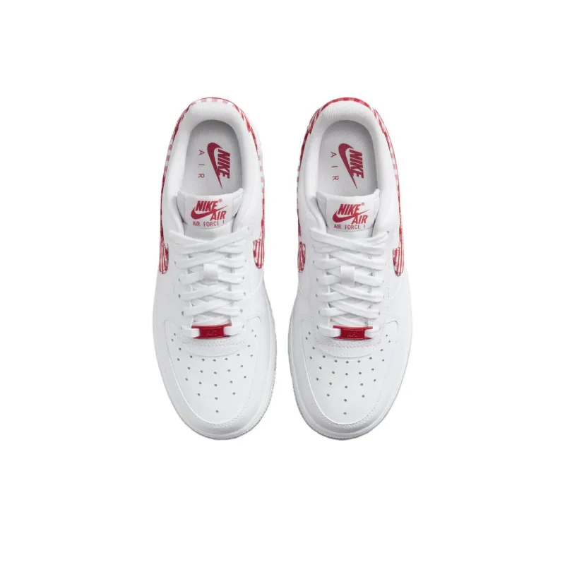 Nike Air Force 1 Low '07 Essential White Mystic Red Gingham Women's-3
