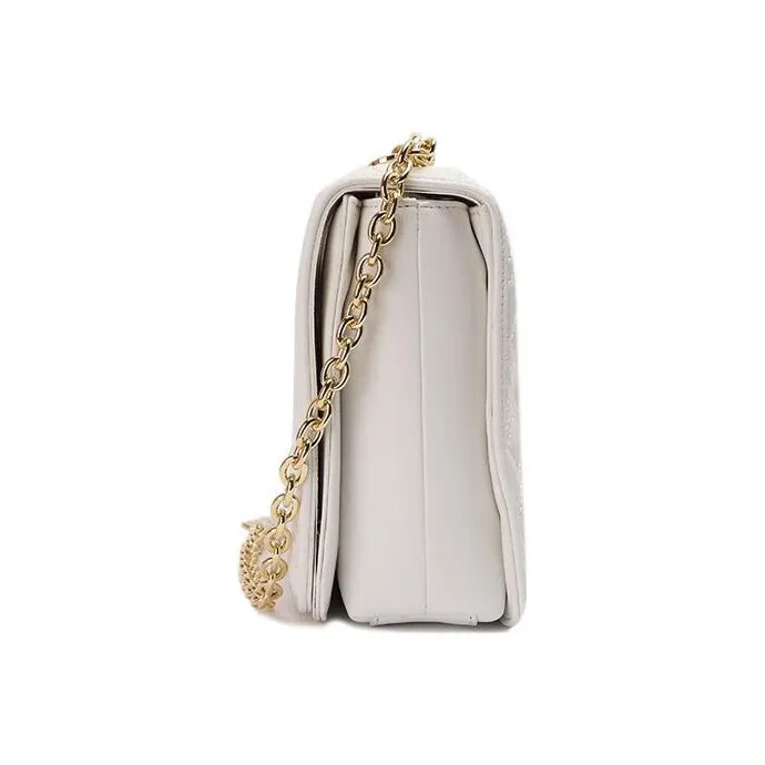 LOVE MOSCHINO PU Crossbody Bag Shoulder Bag Women's White-1