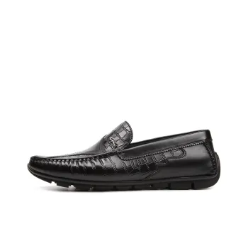Satchi Casual Leather Shoes Men's Black