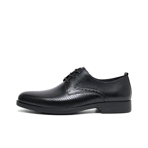 CAMEL Business Leather Shoes Men's Black