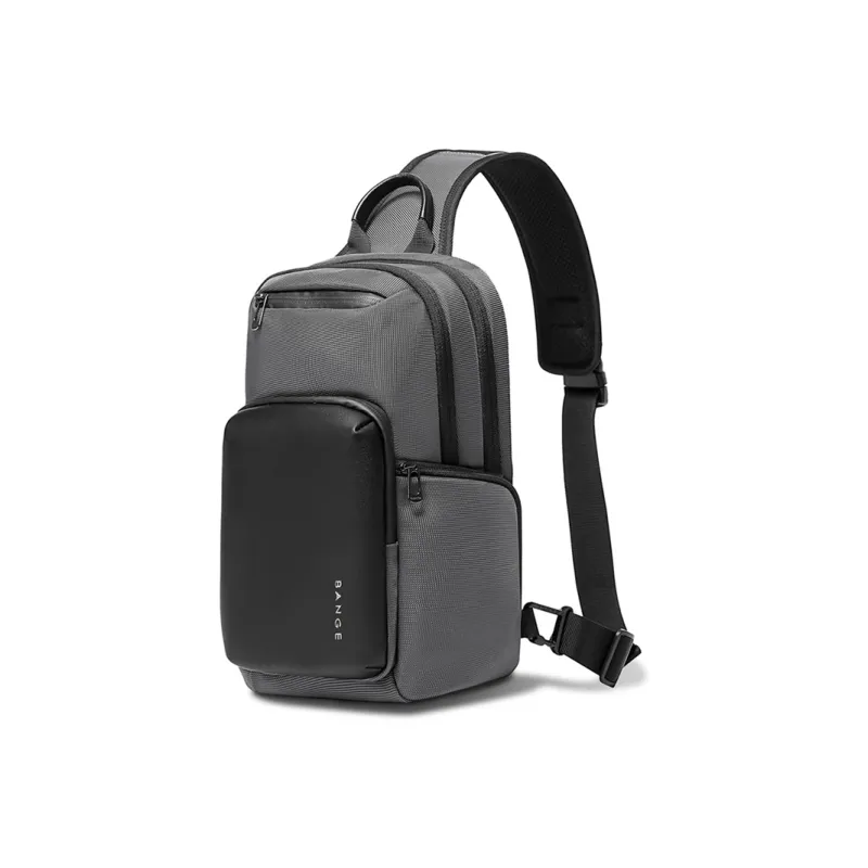 BANGE Oxford Shoulder Bag Crossbody Bag Sling Bags Medium Size Men's Black-5