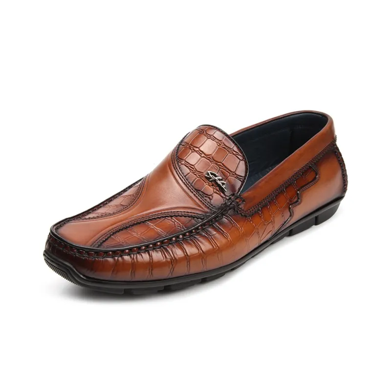Satchi Men's Casual Shoes Men Low Top Yellow Brown-1