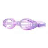 Purple Transparent Swim Goggles+Earplugs/Nose Plugs