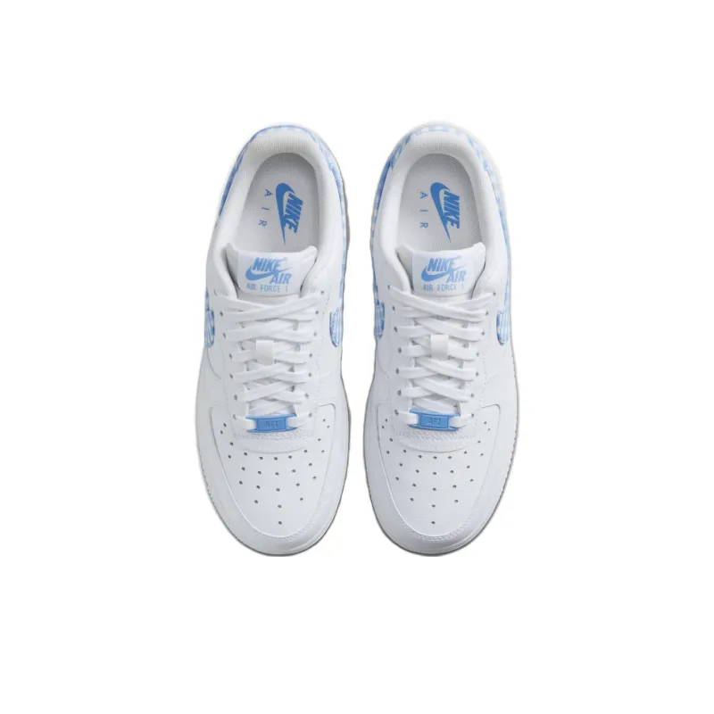 Nike Air Force 1 Low '07 Essential White University Blue Gingham Women's-3