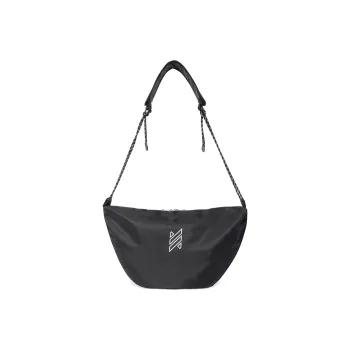 NOMK Oxford Shoulder Bag, Handbag, Crossbody Bag, Shoulder Bag Unisex Black