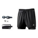 Black Swimming Shorts+Swim Goggles+Swim Bag+Nose Plugs+Earplugs