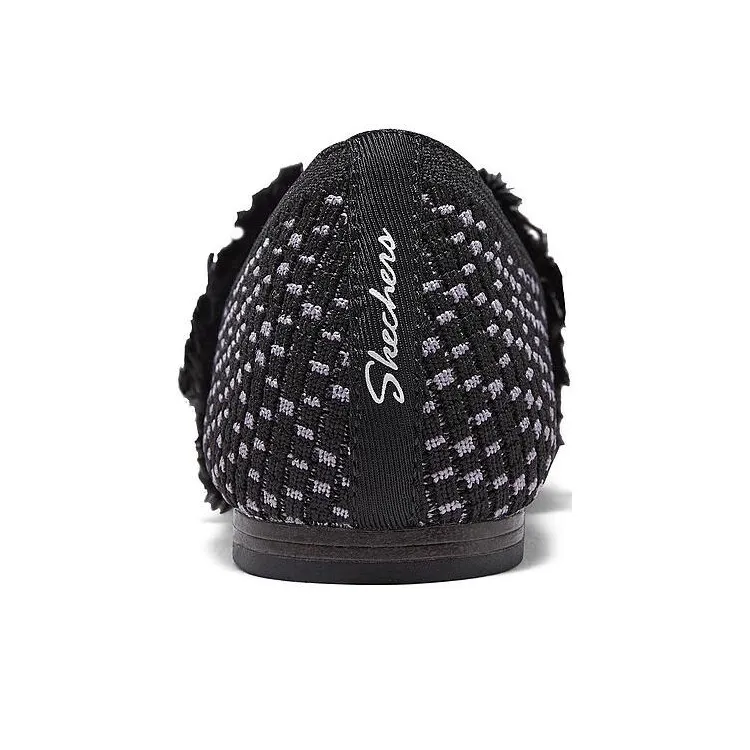 Skechers Snip Anti Slip Wear Resistant Breathable Supportive Rebound Low Top Casual Shoes Women's Black-4
