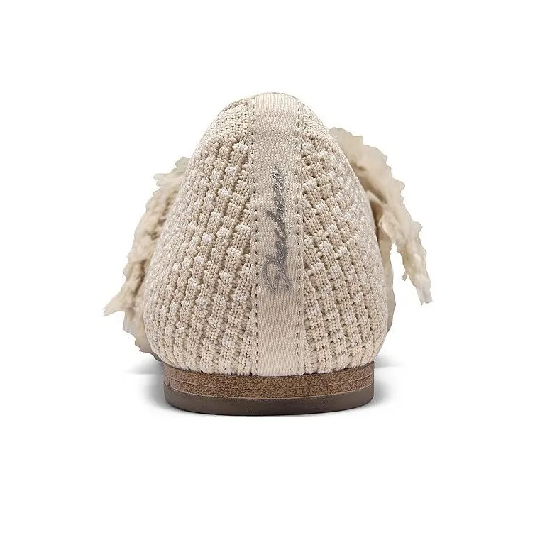 Skechers CLEO SNIP Snip Anti Slip Wear Resistant Low Top Casual Shoes Women's Beige-4