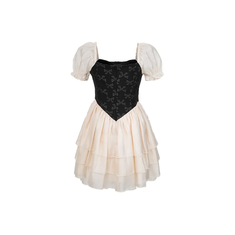 SUNSUNTOWN Short Sleeved Dress Summer Women's-1