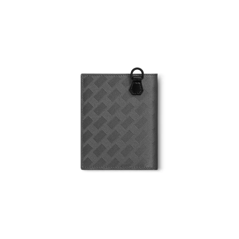MONTBLANC Cow Leather Wallet Men's Elegant Gray-1