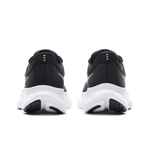 Saucony Ride 16 Cushioning, Slip Resistant, And Abrasion Resistant Low Top Sprint Running Shoes Women's Black White-3