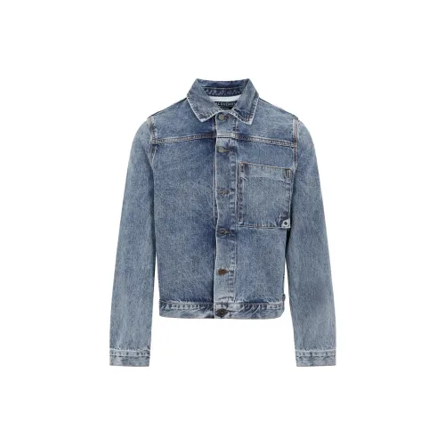 Jacquemus Denim Jackets Men Blue