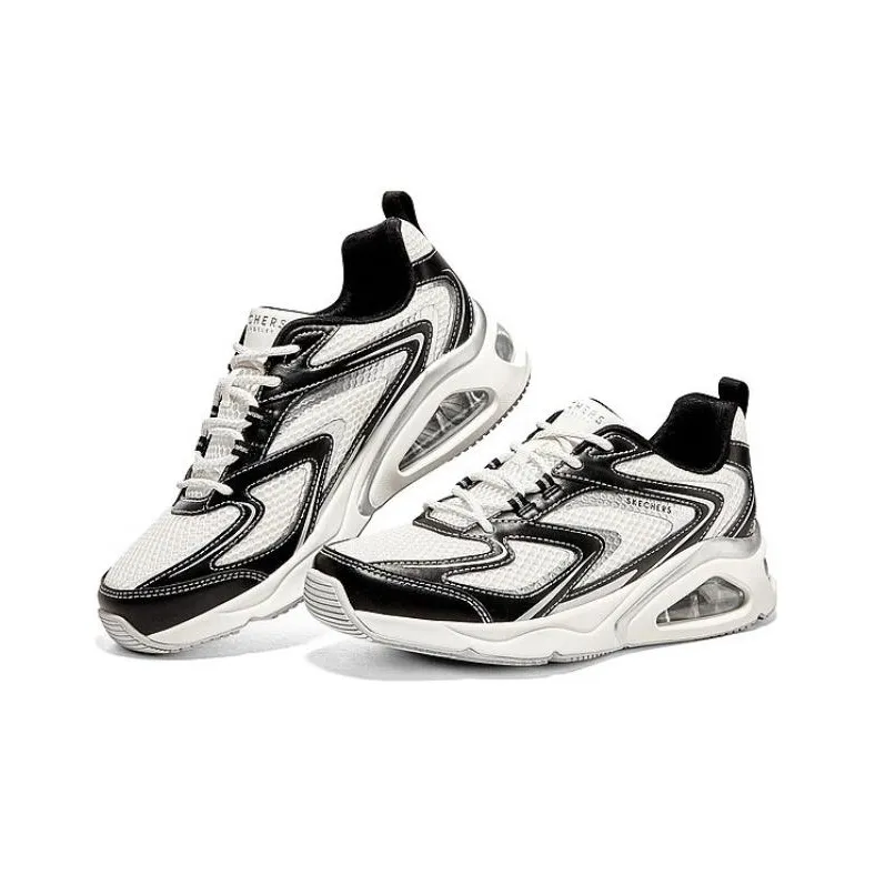 Skechers Tres Air Uno Vision airy 'White Black' Women's-3