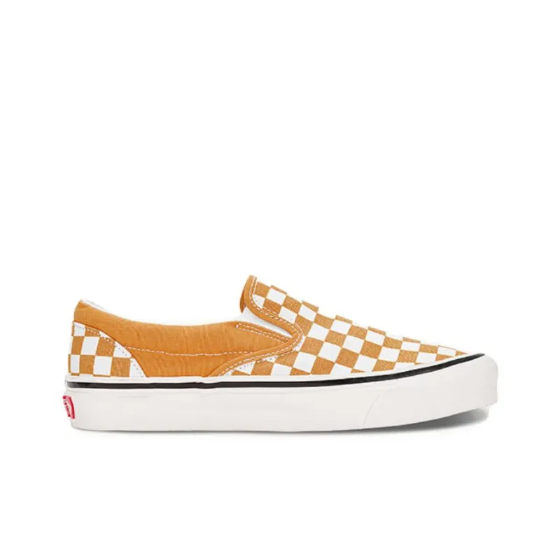 Slip On Classic Vans 'Checkerboard Honey Yellow'-1