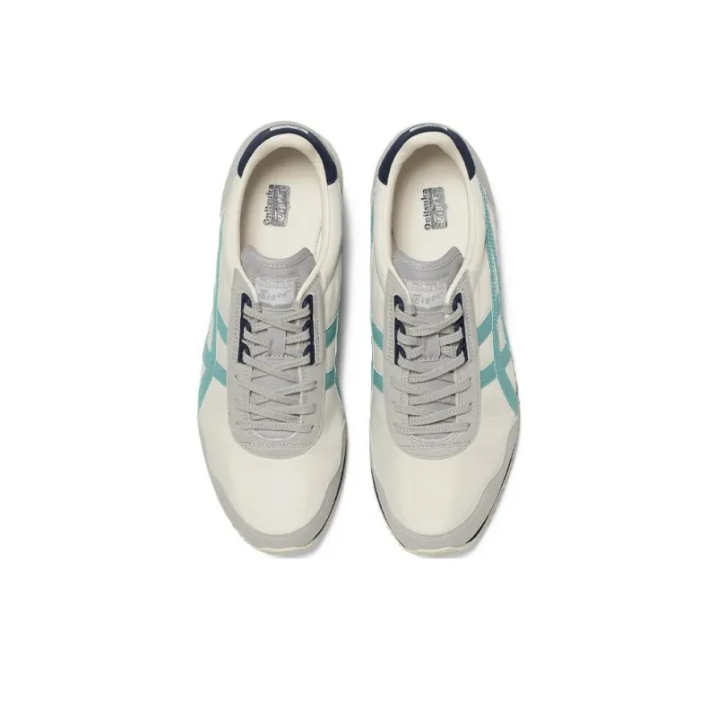 Onitsuka Tiger Dualio Marathon Running Shoes 'Cream White Grey Aqua'-4
