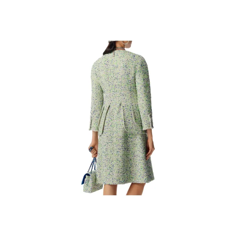 CHANEL Coats Women's Green-1