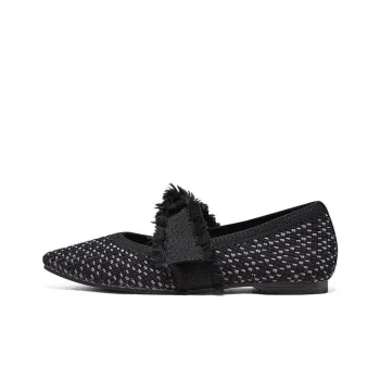 Skechers Snip Anti Slip Wear Resistant Breathable Supportive Rebound Low Top Casual Shoes Women's Black