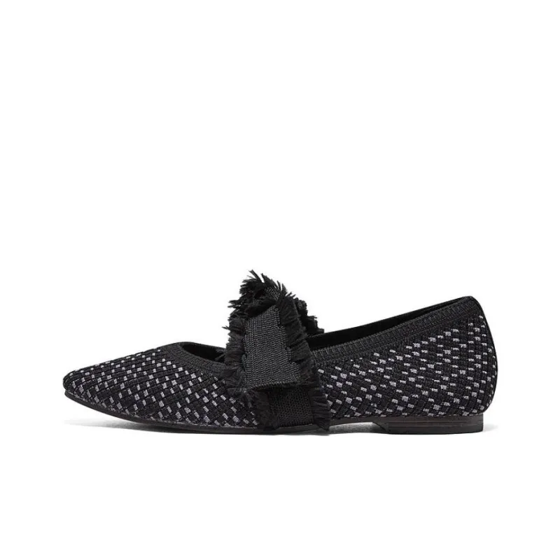 Skechers Snip Anti Slip Wear Resistant Breathable Supportive Rebound Low Top Casual Shoes Women's Black-0