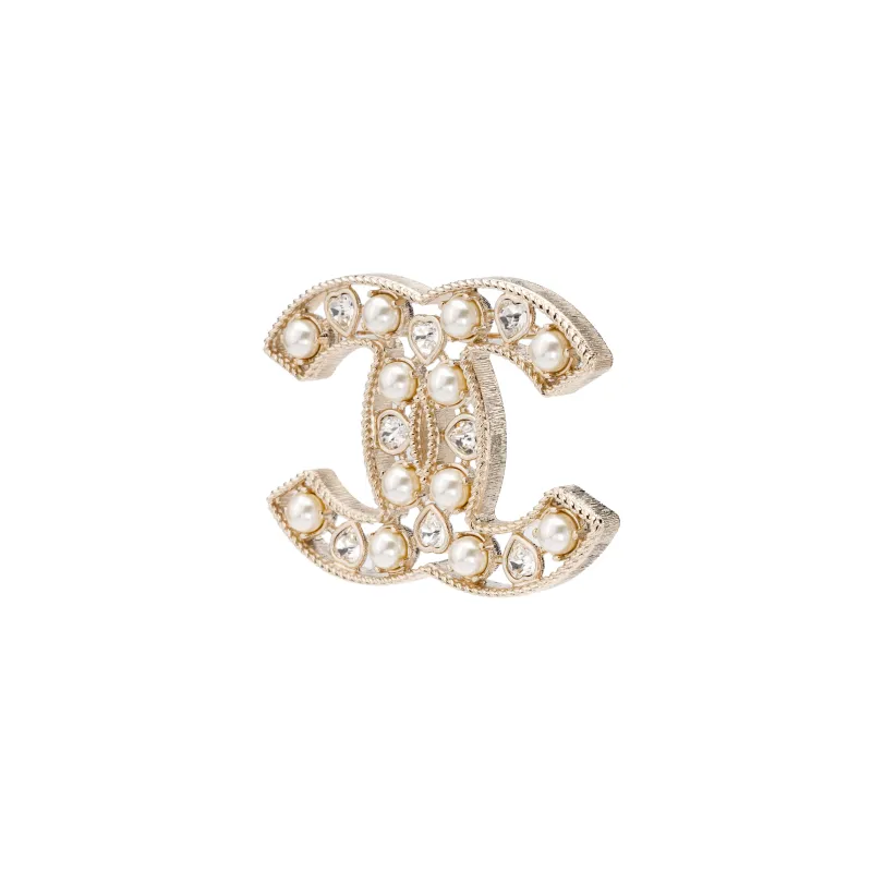 CHANEL 23A Brooches Women's Gold-2