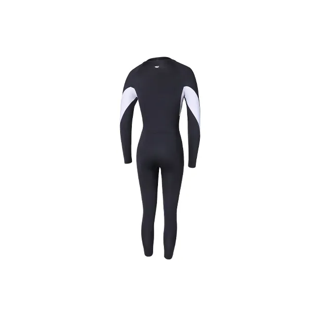 Watertime One Piece Swimsuits Women's Black White-1
