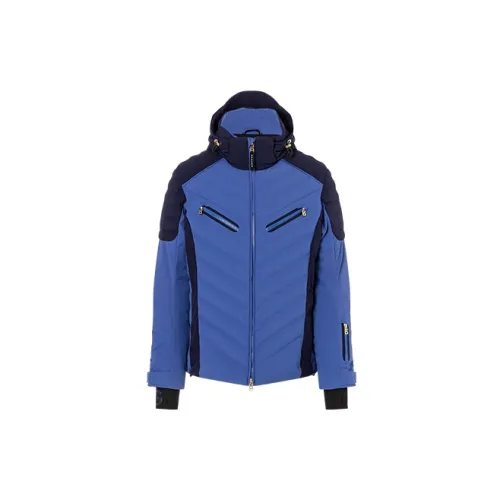 BOGNER Ski Tops Men Sports Blue W394