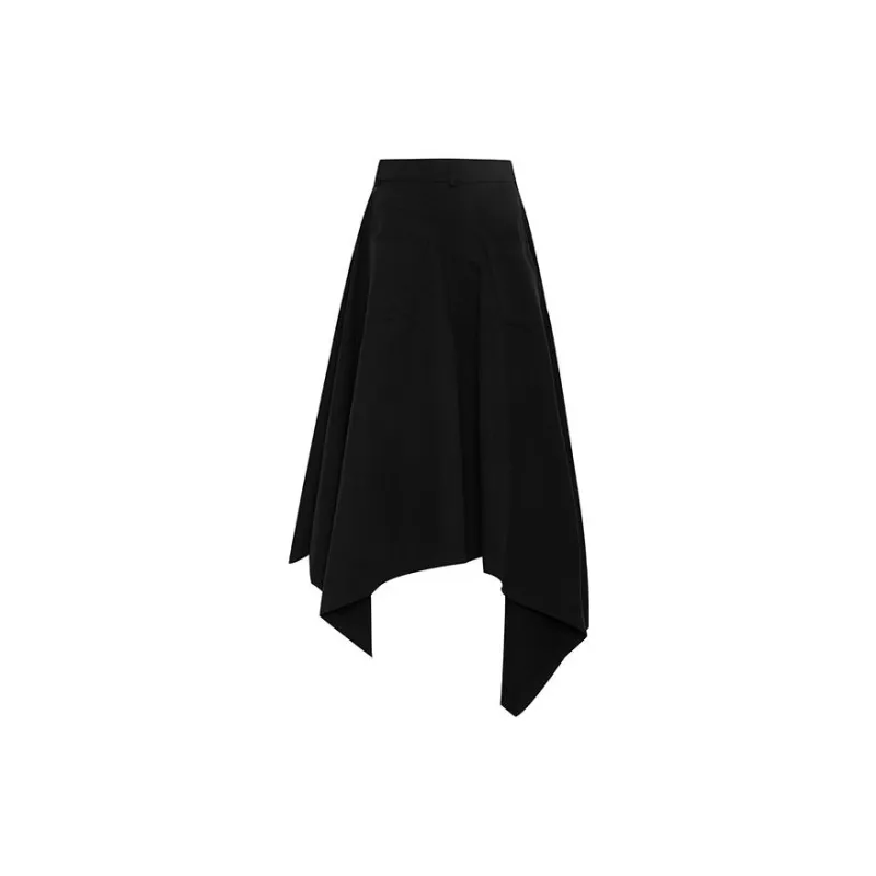 MEIYANG Casual Long Skirts Women's Black-1