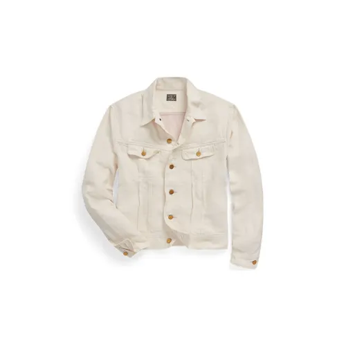 Polo Ralph Lauren Denim Jackets Men Off White