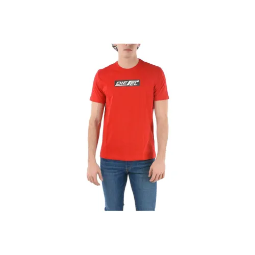 DIESEL T-Shirts Men Red