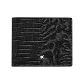 MONTBLANC Cow Leather Wallet Men's Black