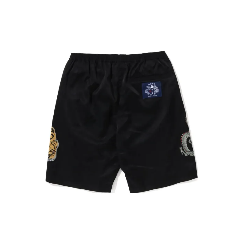 Bape Japanese Motif Shorts-1