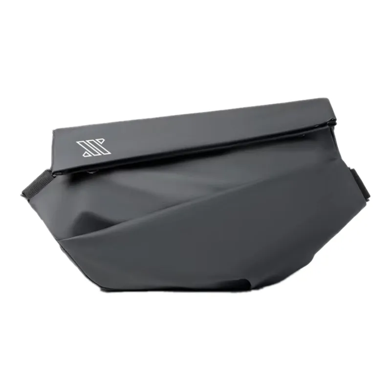 NOMK Oxford Workwear Messenger Bag Backpack Fanny Pack Regular Unisex Black/Gray-15