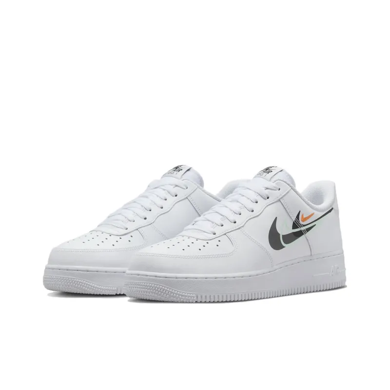 Nike Air Force 1 Low "Multi Swoosh" White Black-2