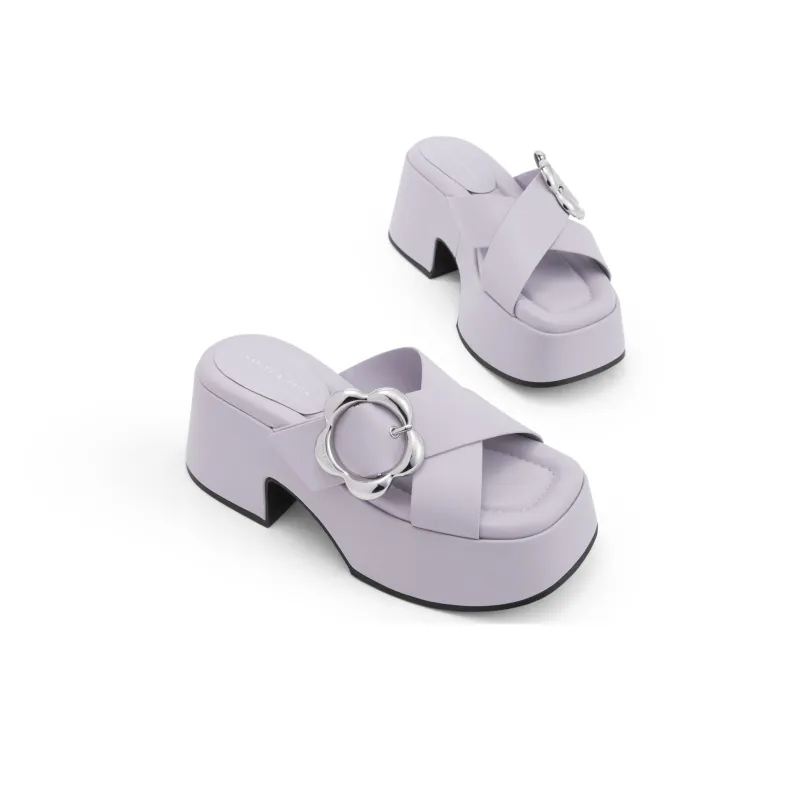 CHARLES&KEITH Stylish Sandal 7.3cm Women's-5