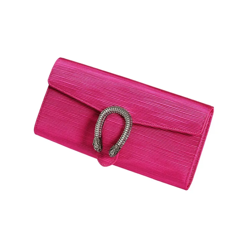 GUCCI Fabric Crossbody Bag Shoulder Bag Women's Fuchsia-1