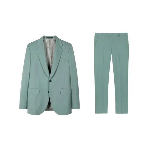 Paul Smith Business Suits Men Set Aqua Blue