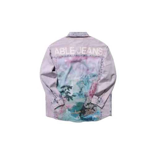 ABLE JEANS Shirts Women's Silver Pink