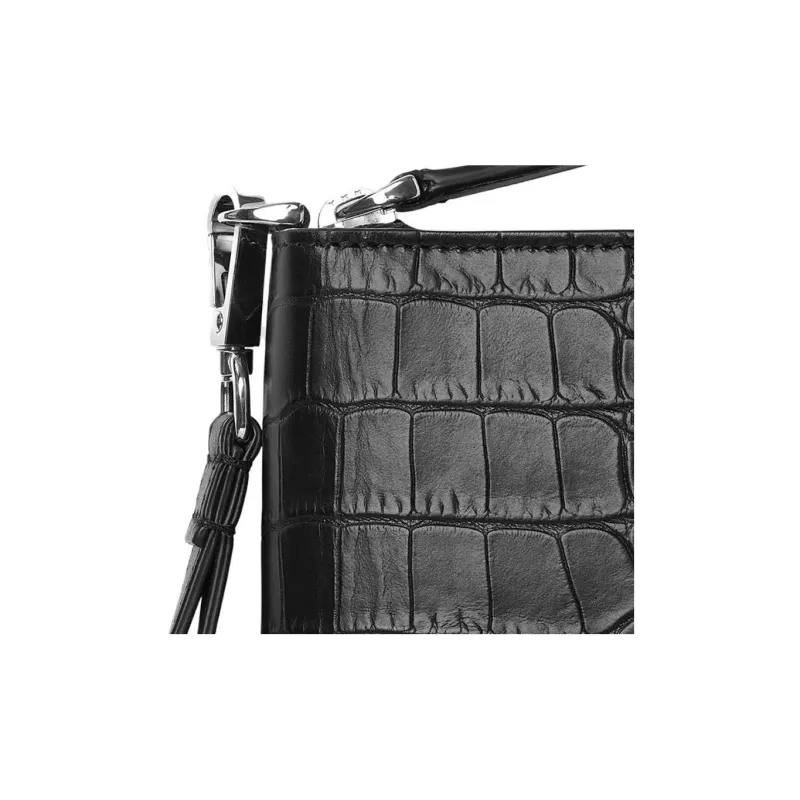 MONTBLANC Cow Leather Wallet Trumpets Men's Black-2