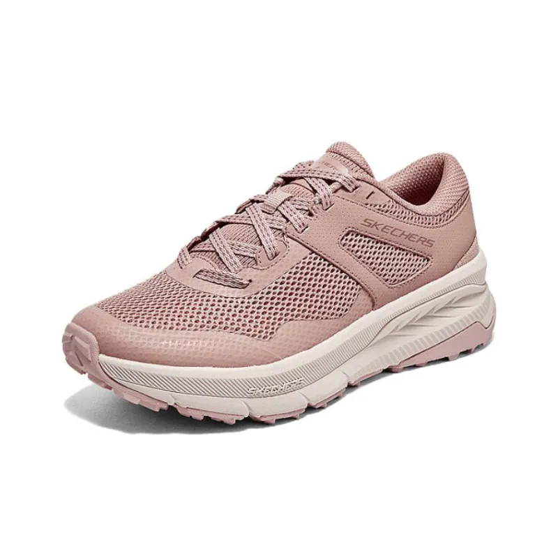 Skechers Switch Back Anti Slip Wear Resistant Low Top Casual Running Shoes Women's Pink White-2