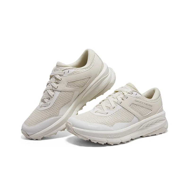 Skechers Switch Back Anti Slip Wear Resistant Low Top Casual Running Shoes Women's White-3