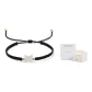 White Cat Bracelet+Rose Box