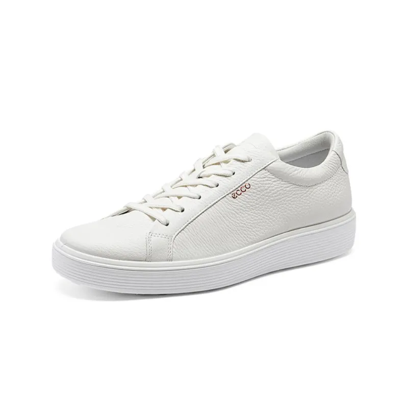 Ecco Soft Cool 60 Anniversary Low Top Skateboard Shoes Men's White-1