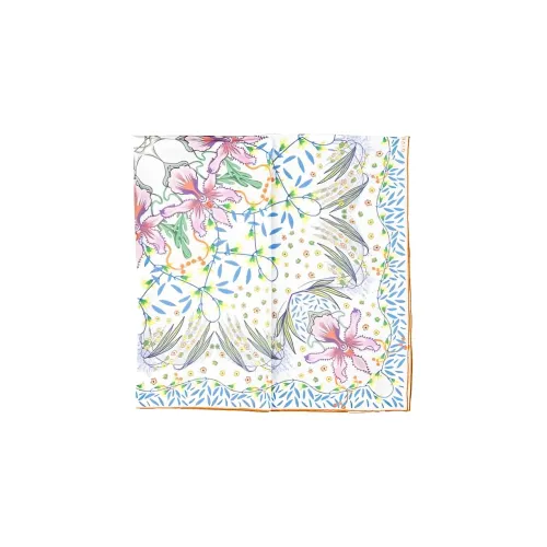 Givenchy Silk Scarves Women's White