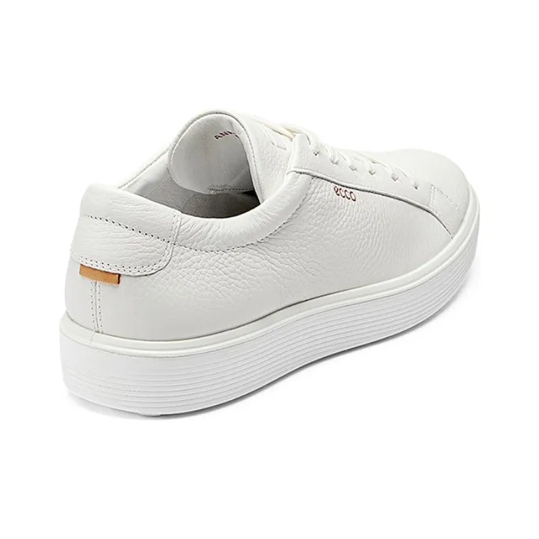 Ecco Soft Cool 60 Anniversary Low Top Skateboard Shoes Men's White-2
