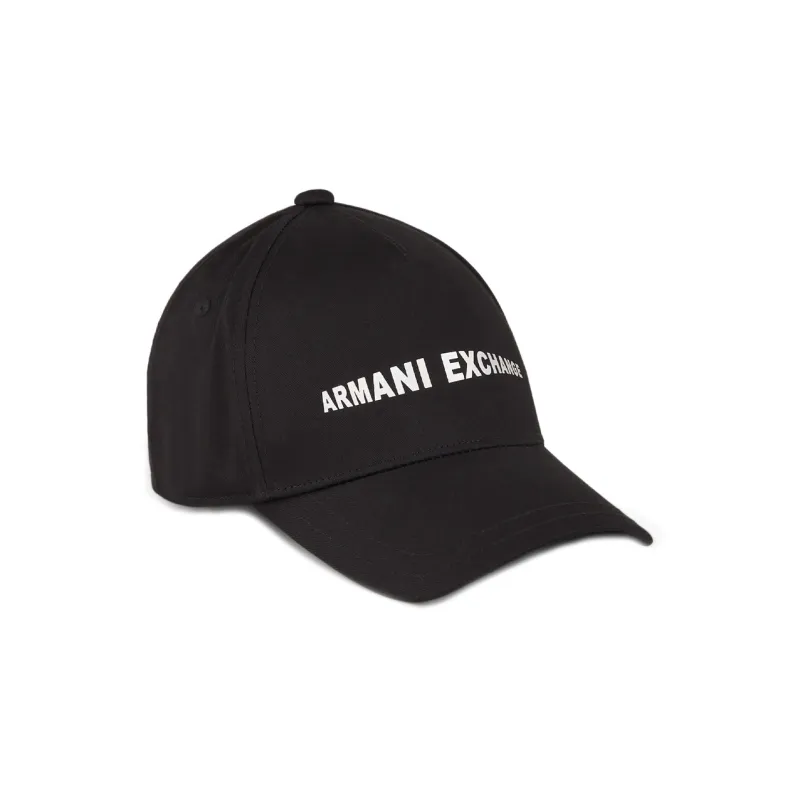 ARMANI EXCHANGE Logo-print Curved-peak Cap-0