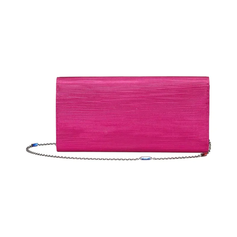 GUCCI Fabric Crossbody Bag Shoulder Bag Women's Fuchsia-4