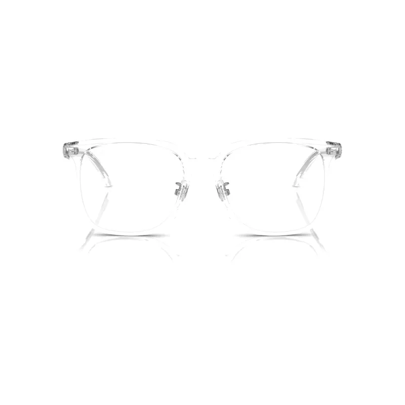 RayBan Plate Frame Square Eyeglass Frames Unisex Transparent-1