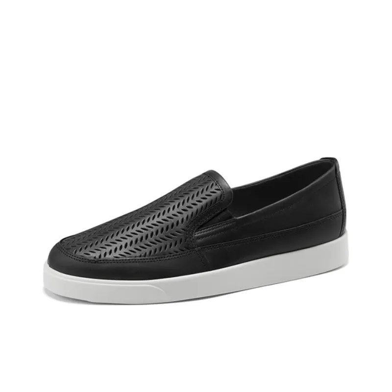 Ecco Men's Casual Shoes Men Low Top Black-1
